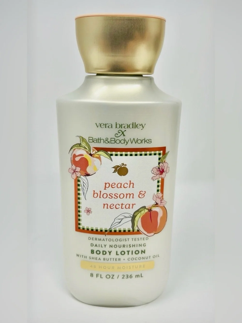 Vera Bradley x Bath and Body Works Peach Blossom & Nectar Body Lotion